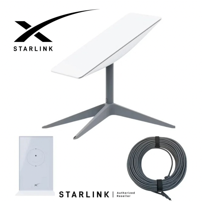 Starlink Kit de Internet Satelital Standard Internet ilimitado Versión 2 para Hogares y Empresas