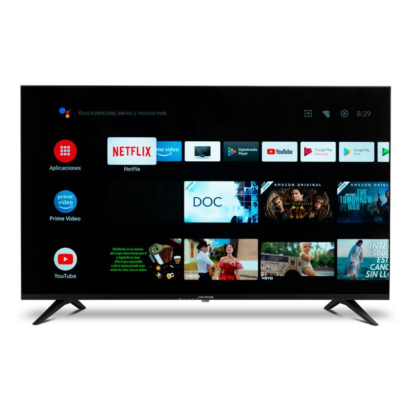 Smart TV Challenger 43" Serie SMART LED 43LO68 BT ANDROID T2 Full HD